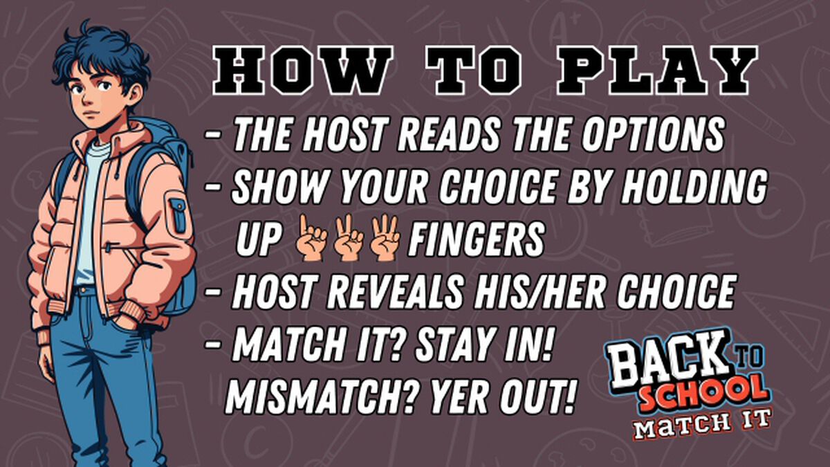 Back to School: Match It! image number null
